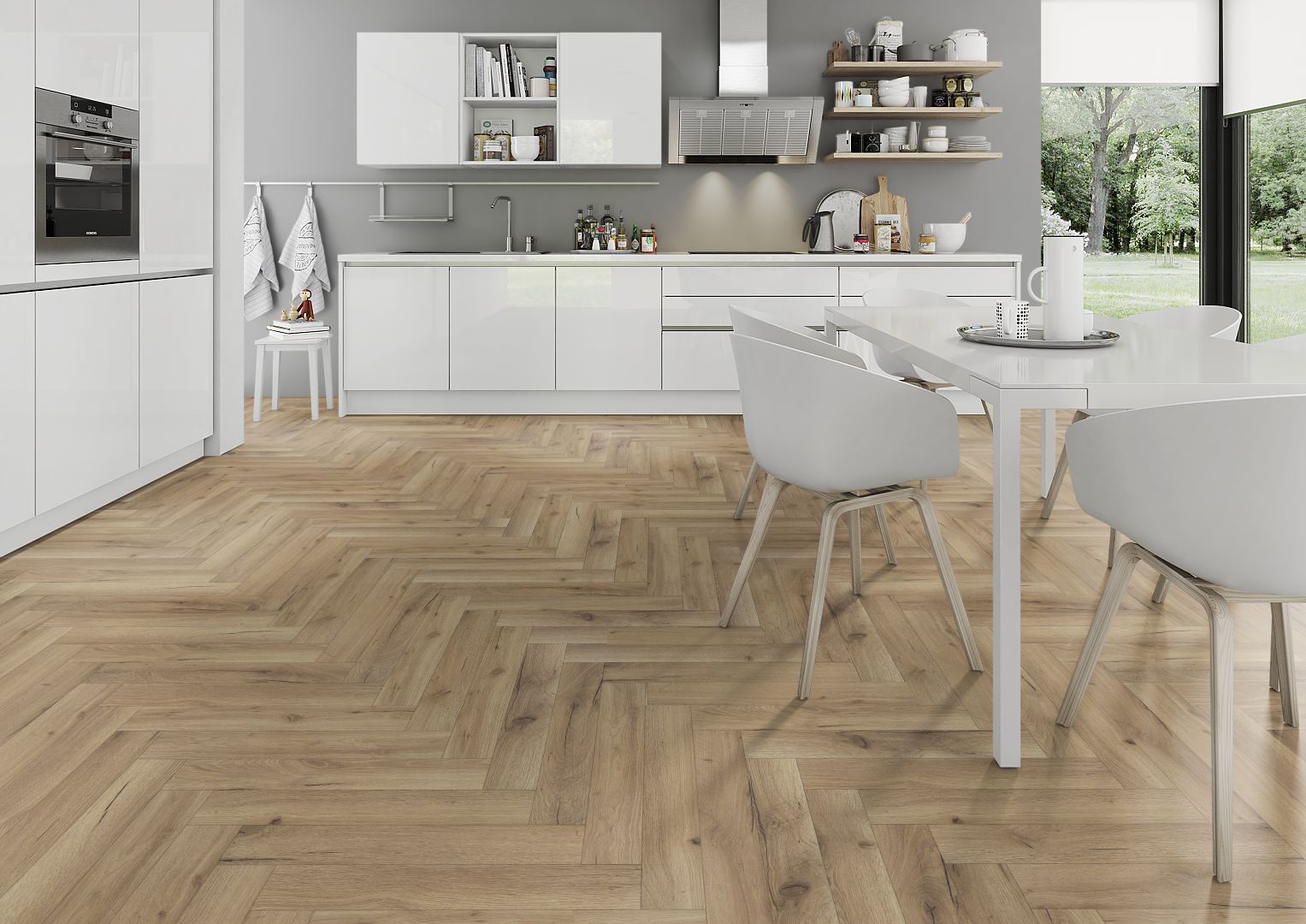 Lignum Fusion Premium Albany Oak Herringbone - Image 5