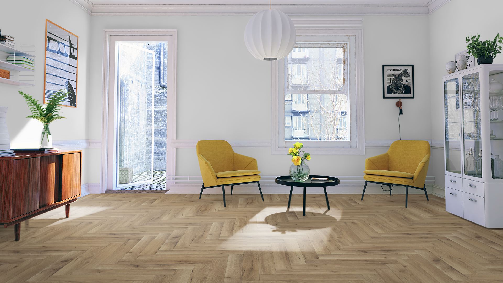 Lignum Fusion Premium Albany Oak Herringbone - Image 4