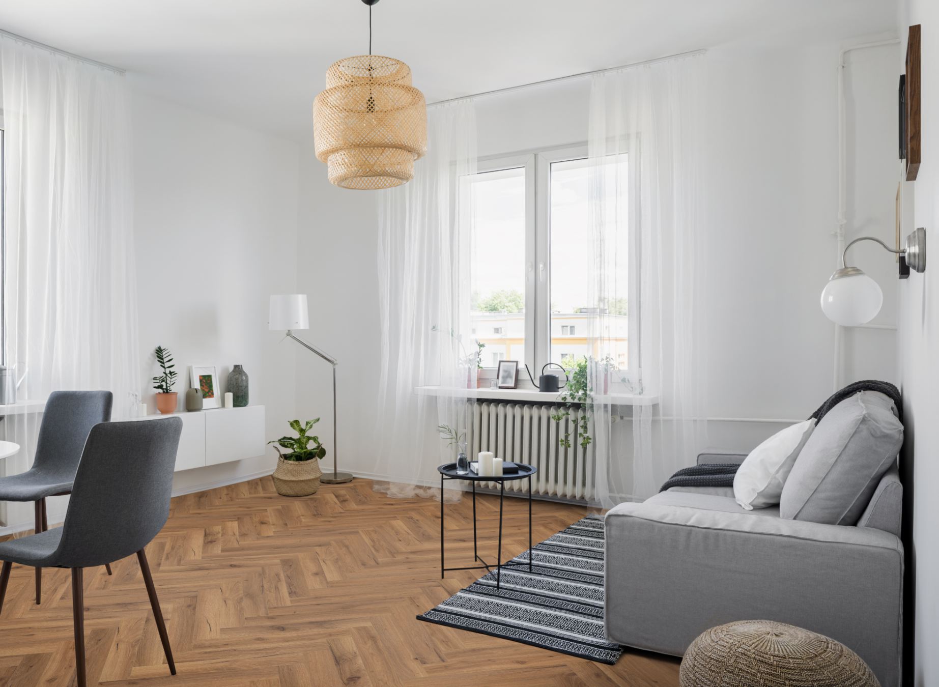 Lignum Fusion Premium Robust Fumed Oak Herringbone - Image 4