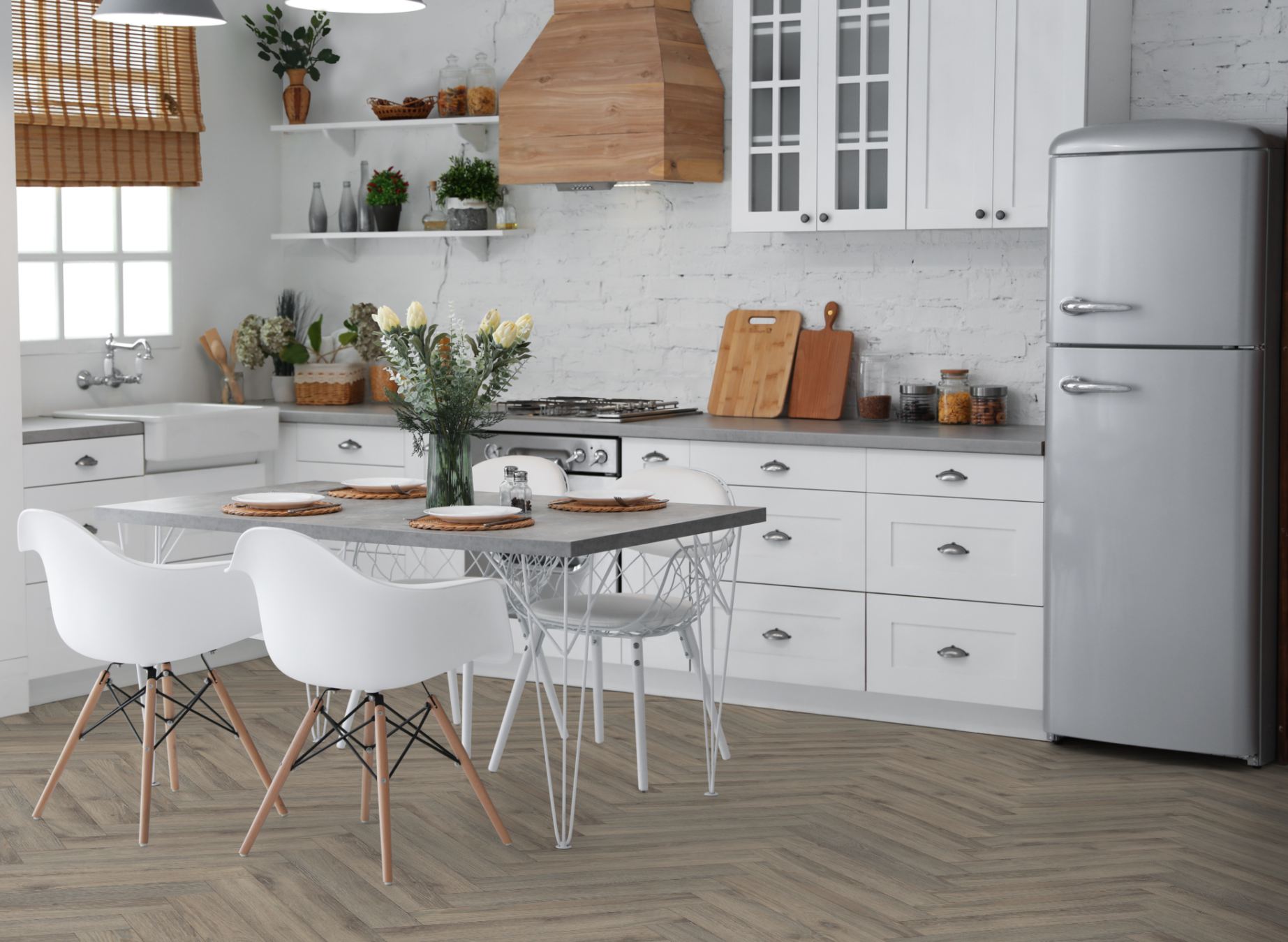 Lignum Fusion Premium Volcanic Oak Herringbone - Image 3