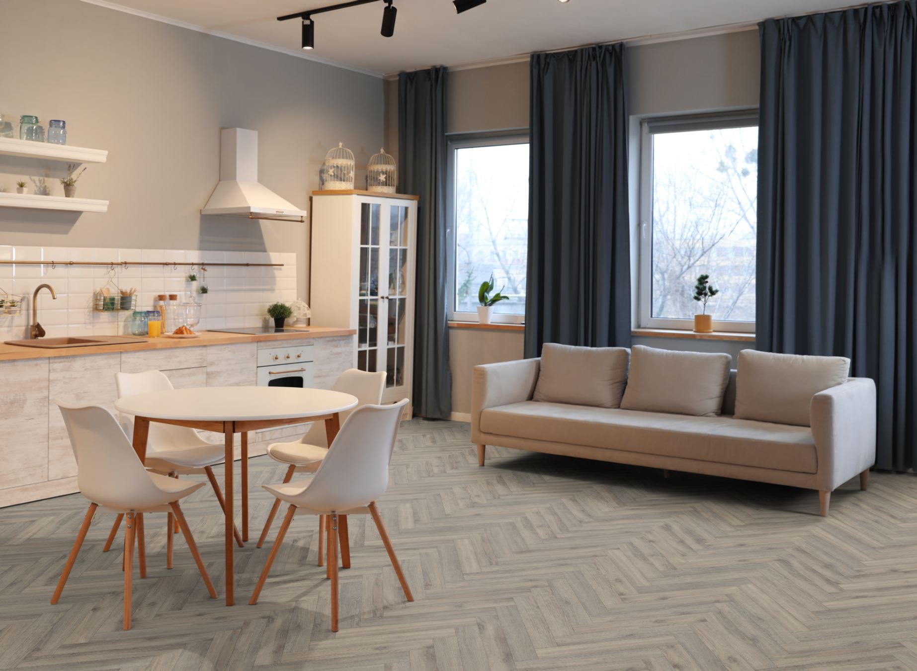 Lignum Fusion Premium Volcanic Oak Herringbone - Image 5