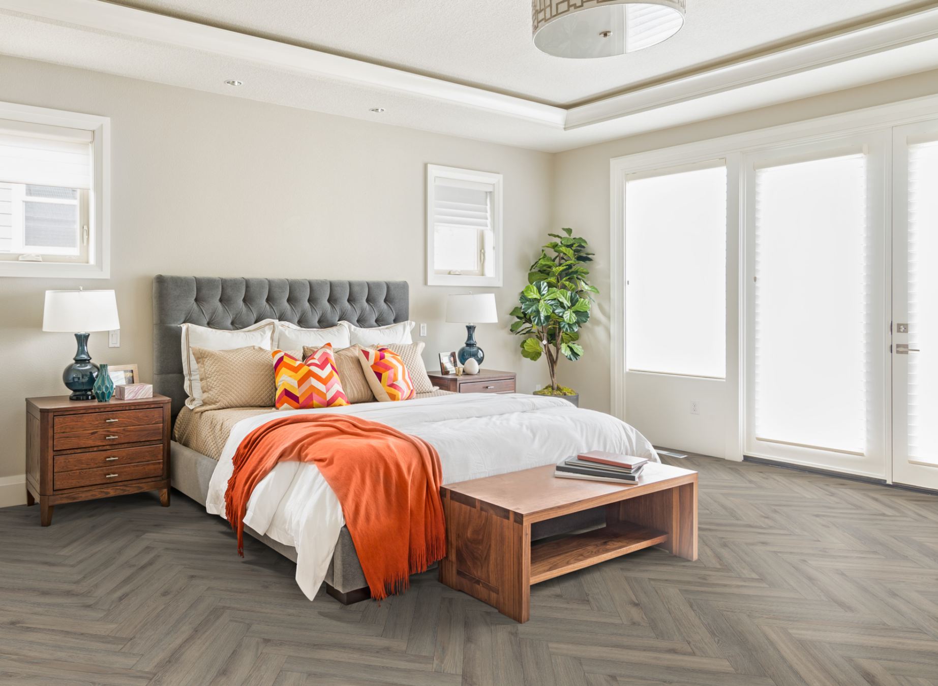 Lignum Fusion Premium Volcanic Oak Herringbone - Image 4